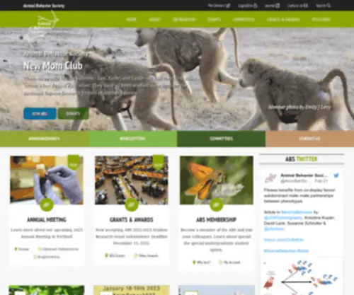 Animalbehavior.org(Animalbehavior) Screenshot