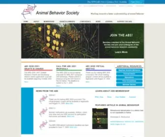 Animalbehaviorsociety.org(The Animal Behavior Society) Screenshot