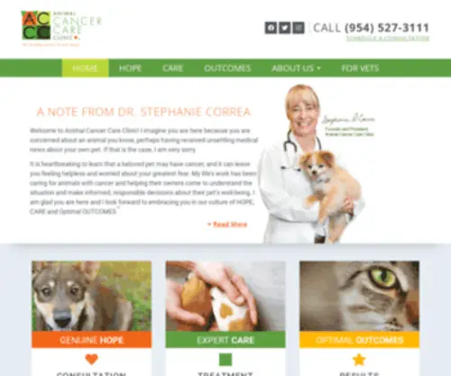 Animalcancercareclinic.com(Animalcancercareclinic) Screenshot