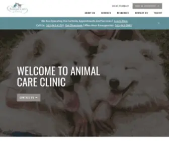 Animalcareclinicrr.com(Animal Care Clinic) Screenshot