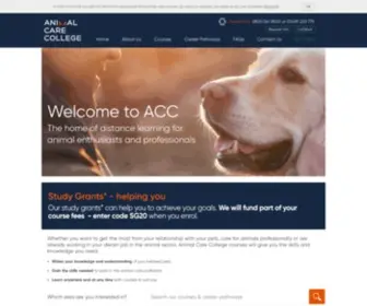 Animalcarecollege.co.uk(Animal Care College) Screenshot