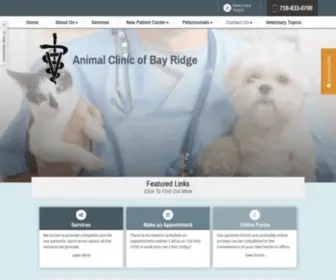 Animalclinicofbayridgebrooklyn.net(Animal Clinic of Bay Ridge) Screenshot