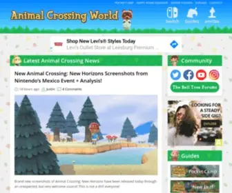 Animalcrossingworld.com(Animal Crossing World) Screenshot