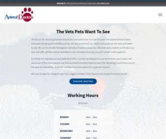 Animaldocs.com.au(Animal Doctors) Screenshot