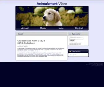 Animalementvotre.com(Chiots) Screenshot