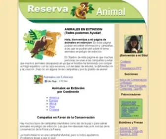 Animales-EN-Extincion.com(Animales EN Extincion) Screenshot