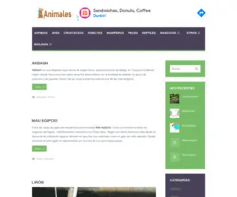Animales.website(Tu web del mundo animal) Screenshot