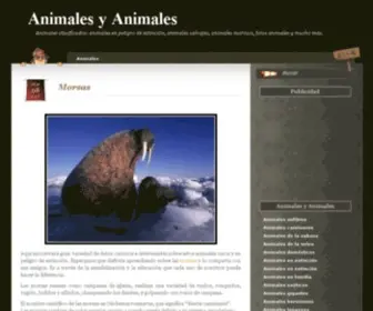 Animalesyanimales.com(Imagenes leon) Screenshot