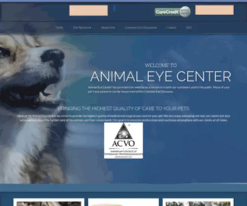 Animaleyecenter.com(Animal Eye Center) Screenshot