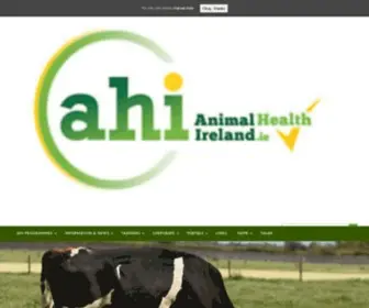 Animalhealthireland.ie(Animal Health Ireland) Screenshot