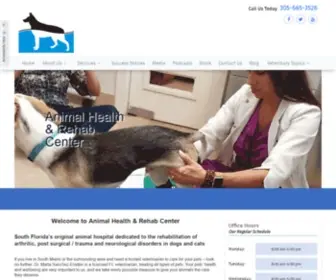 Animalhealthrehab.com(Animal Health & Rehab Center) Screenshot