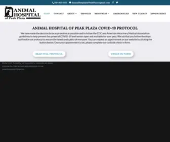 Animalhospitalofpeakplaza.com(Best Veterinary Hospital in Apex) Screenshot