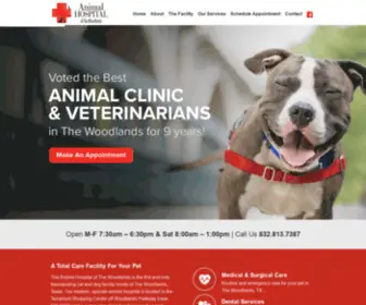 Animalhospitalofthewoodlands.com(The Animal Hospital of The Woodlands) Screenshot