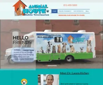 Animalhousemobilevet.com(Mobile Veterinarian Clinic) Screenshot