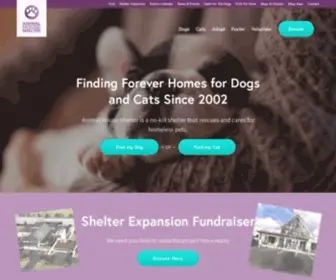 Animalhouseshelter.com(No-Kill Shelter for Cats & Dogs) Screenshot