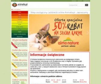 Animalia.pl(Sklep zoologiczny i jeździecki) Screenshot
