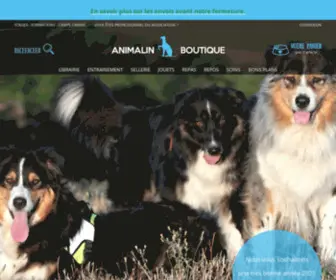 Animalinboutique.fr(Tout pour votre animal de compagnie et sportif) Screenshot