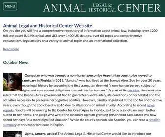 Animallaw.info(Animal Legal & Historical Center) Screenshot