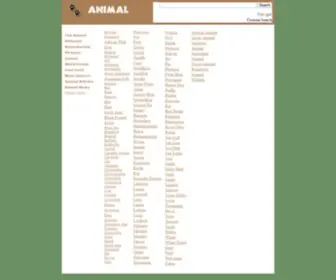 Animallearningzone.com(Animal) Screenshot