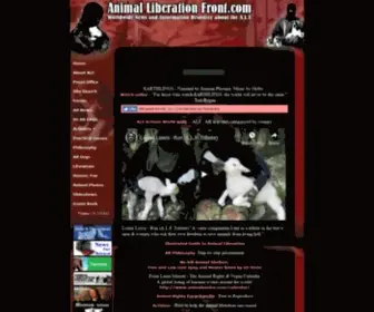 Animalliberationfront.com(Animal Authority) Screenshot