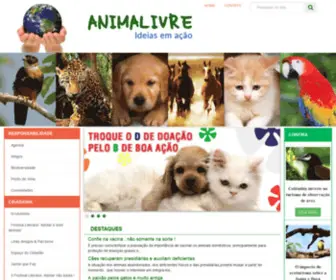 Animallivre.eco.br(Adotar) Screenshot