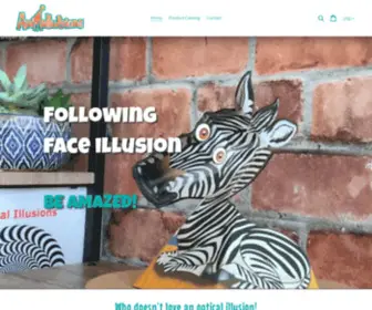 Animallusions.com(Animallusions are fun optical illusion gift for all ages) Screenshot