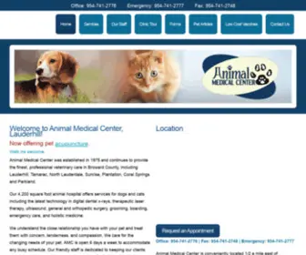 Animalmedicalcenterfla.com(Animal Medical Center) Screenshot