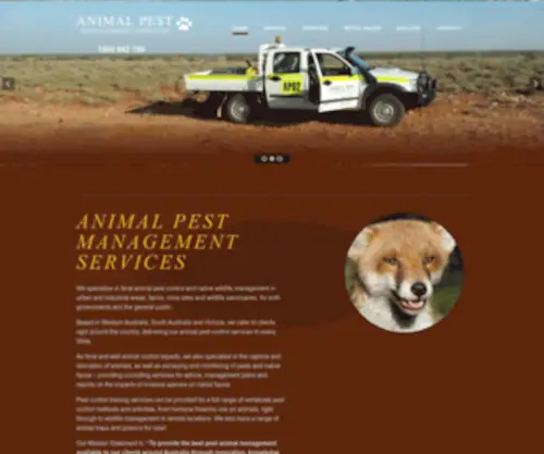 Animalpest.com.au(Animal Pest Control & TrainingAnimal Pest Management Services) Screenshot