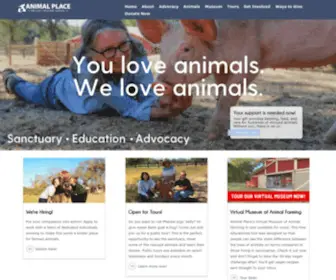 Animalplace.org(Animal Place) Screenshot