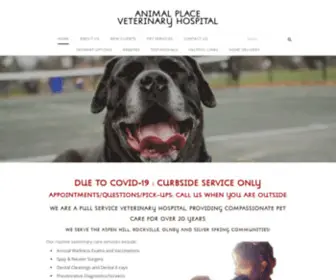 Animalplaceveterinaryhospital.com(ANIMAL PLACE VETERINARY HOSPITAL) Screenshot