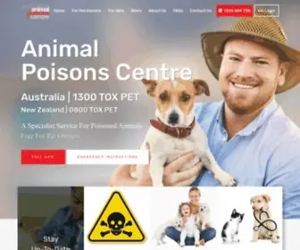 Animalpoisons.com.au(The Australian Animal Poisons Helpline) Screenshot