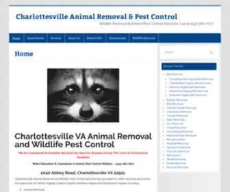 Animalremovalincharlottesville.com(Charlottesville animal removal & wildlife pest control) Screenshot