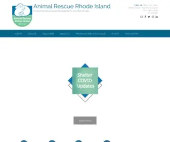 Animalrescueri.org(Bringing families and best friends together for more than 80 years) Screenshot