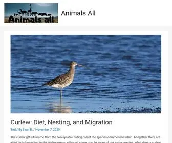 Animalsall.com(Animals All) Screenshot