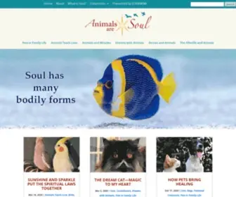 Animalsaresoul.blog(Animals Are Soul) Screenshot