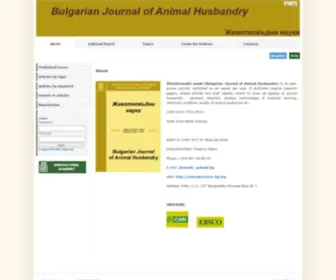 Animalscience-BG.org(Животновъдни) Screenshot