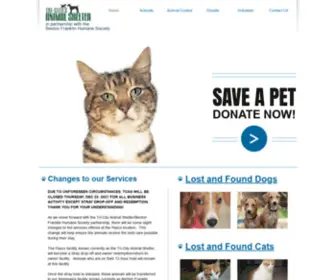 Animalsheltertc.com(Home) Screenshot