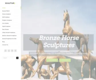 Animalsstatue.com(Animal Sculpture Store) Screenshot