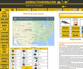 Animaltourism.com(Where to see animals in the wild) Screenshot