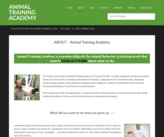 Animaltrainingacademy.com(Animal Training Academy) Screenshot