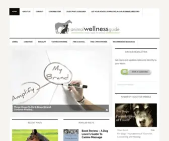 Animalwellnessguide.com(Animal Wellness Guide) Screenshot