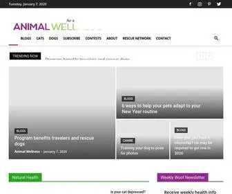 Animalwellnessmagazine.com(Animal Wellness Magazine) Screenshot