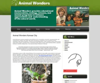 Animalwonders.net(Animal Wonders) Screenshot