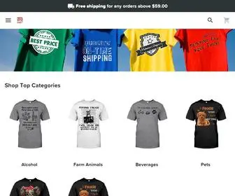 Animalworldtee.com(Animal T) Screenshot