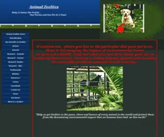 Animalzeolites.com(Animal Zeolites) Screenshot