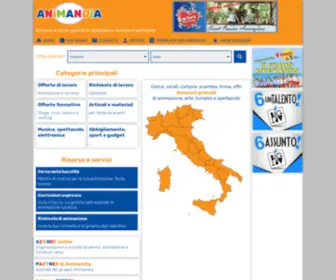 Animandia.it(Annunci e servizi gratuiti di animazione) Screenshot