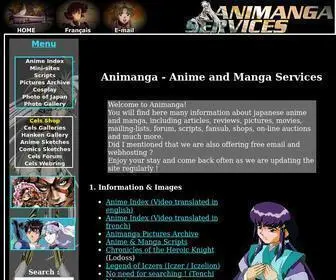 Animanga.com(Anime Cels for sale) Screenshot