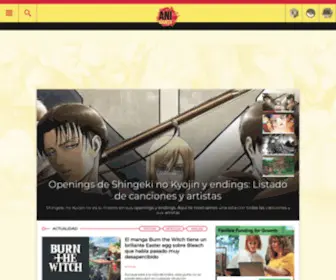 Animanga.es(En Animanga te ofrecemos todas las noticias sobre manga y anime) Screenshot