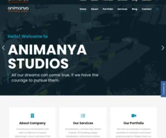 Animanyastudios.com(Animanya Studios) Screenshot