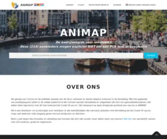 Animap-Benelux.com(Animap) Screenshot